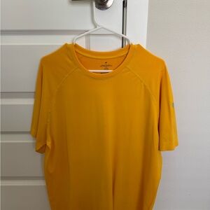 Fabletics Yellow Short Sleeve Tee